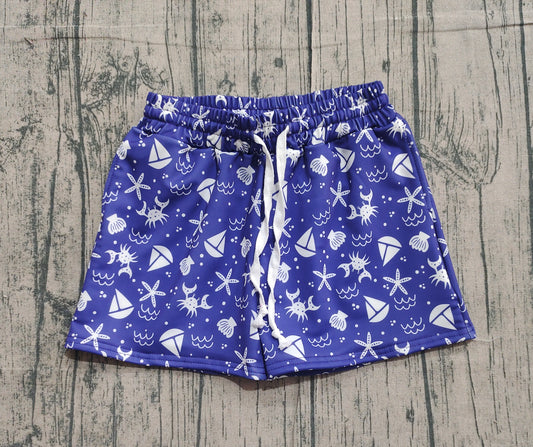 Pre-order S0587 boys sea navy trunk