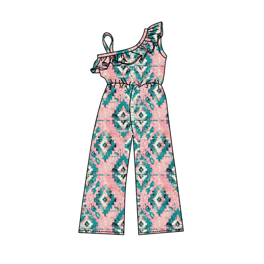 Pre-order SR1978 Girls western Jumpsuit ( Deadline Sept.19 )