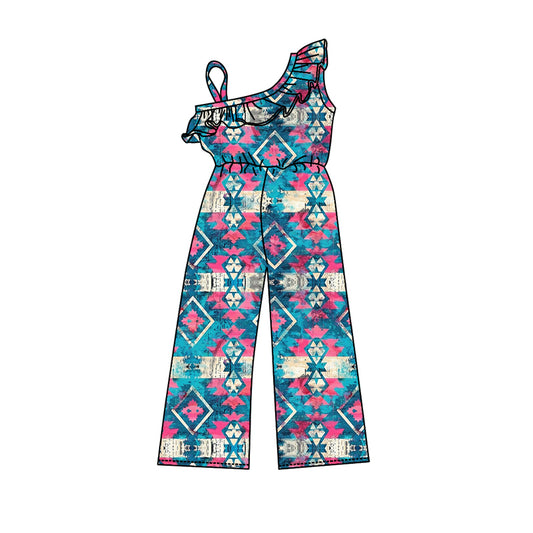 Pre-order SR1979 Girls western Jumpsuit ( Deadline Sept.19 )