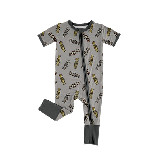 Pre-order SR1980 Baby boys call me zipper romper ( Deadline Sept.25 )