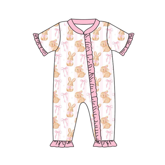 SR2021 pre-order baby girl clothes rabbit girl winter easter romper-2024.10.18