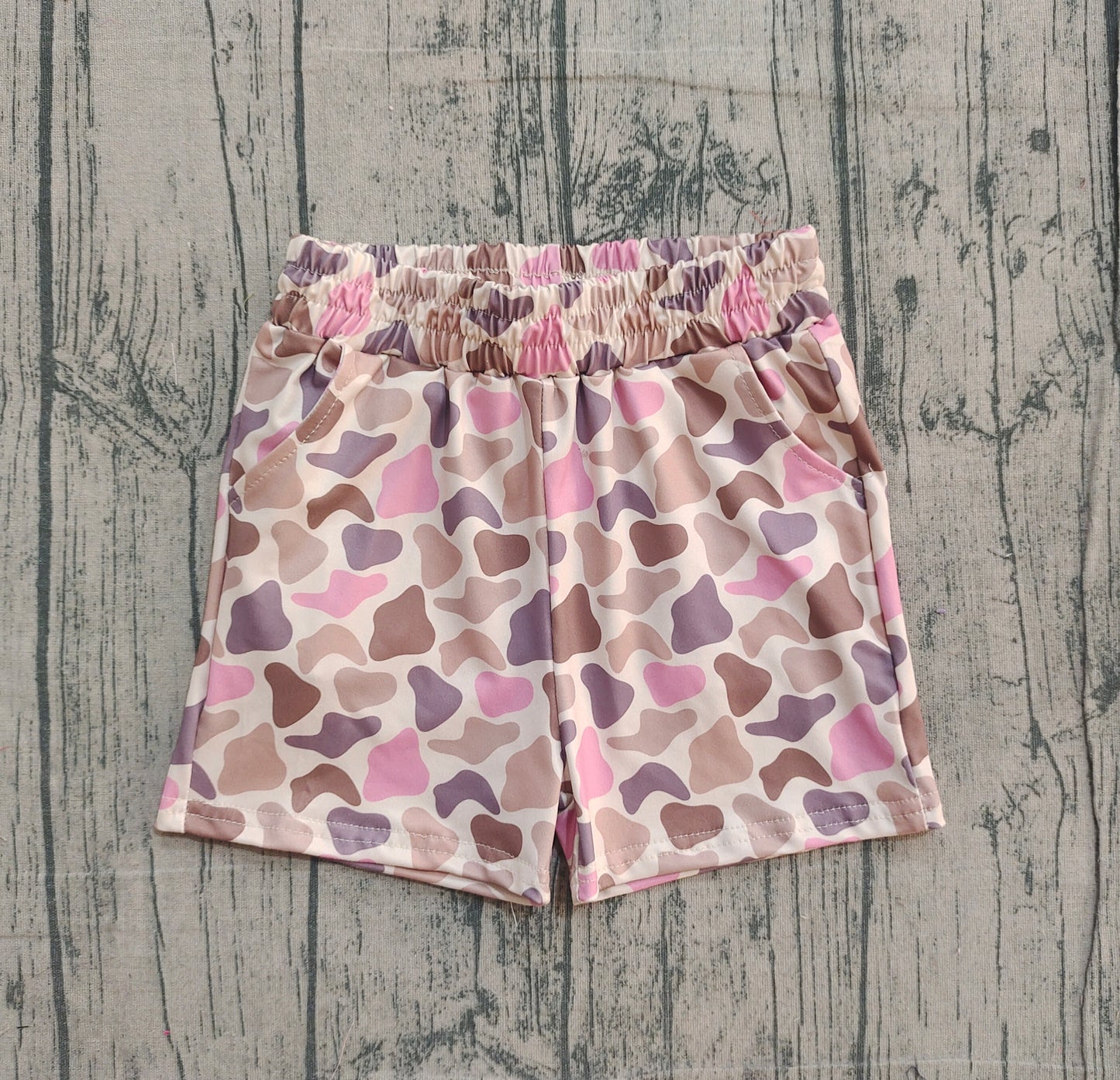 Pre-order SS0757 baby boys camo shorts