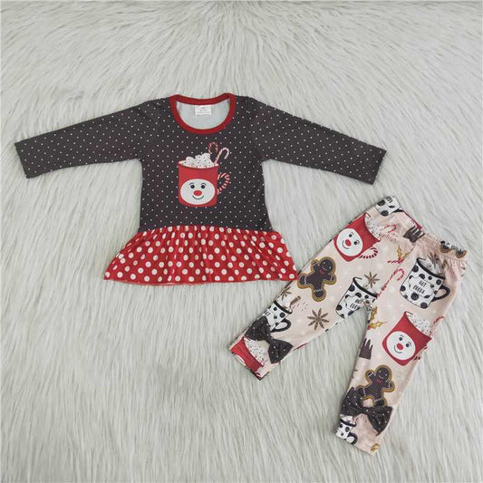 Girls Teacup Outfits Long Sleeves Pants