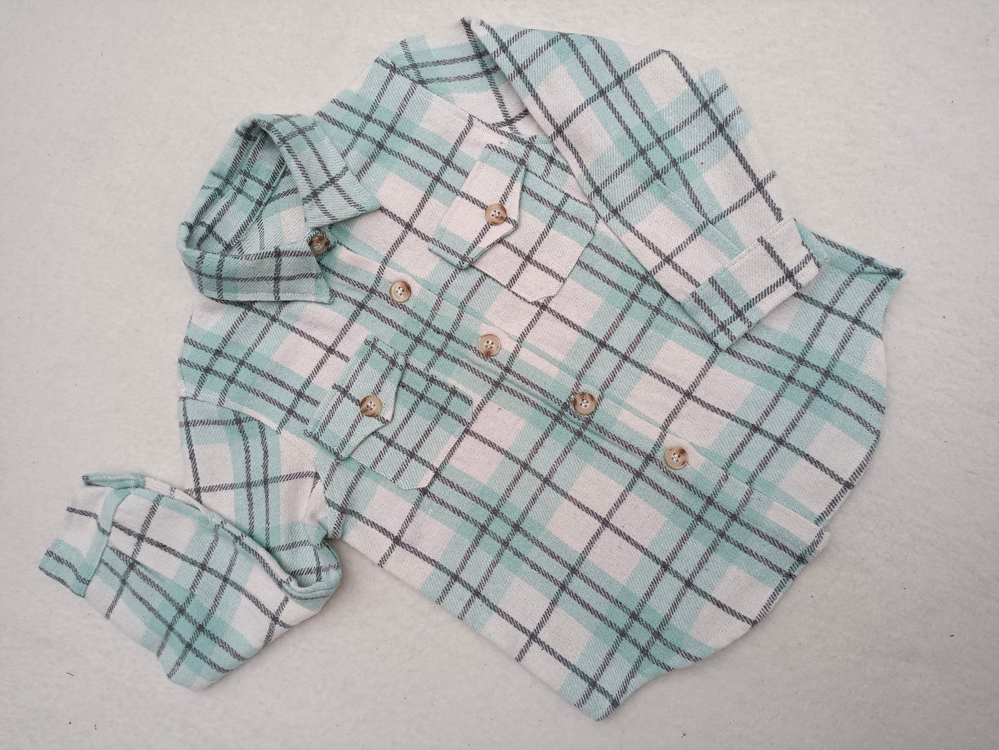 Boys Plaid Shirt flannel Jacket