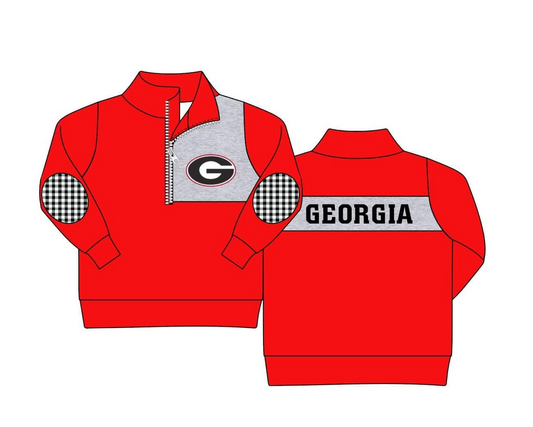 MOQ 3 Custom design Boys GEORGIA Pullover