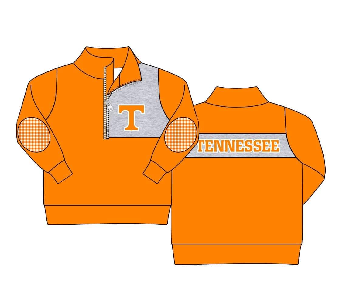 MOQ 3 Custom design baby Boys TENNESSEE Pullover