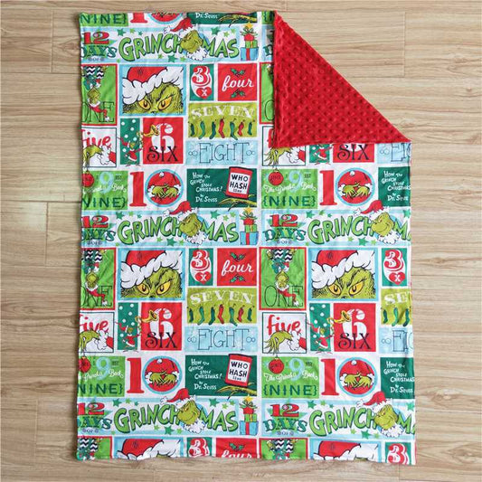 Baby Blankets Christmas Red