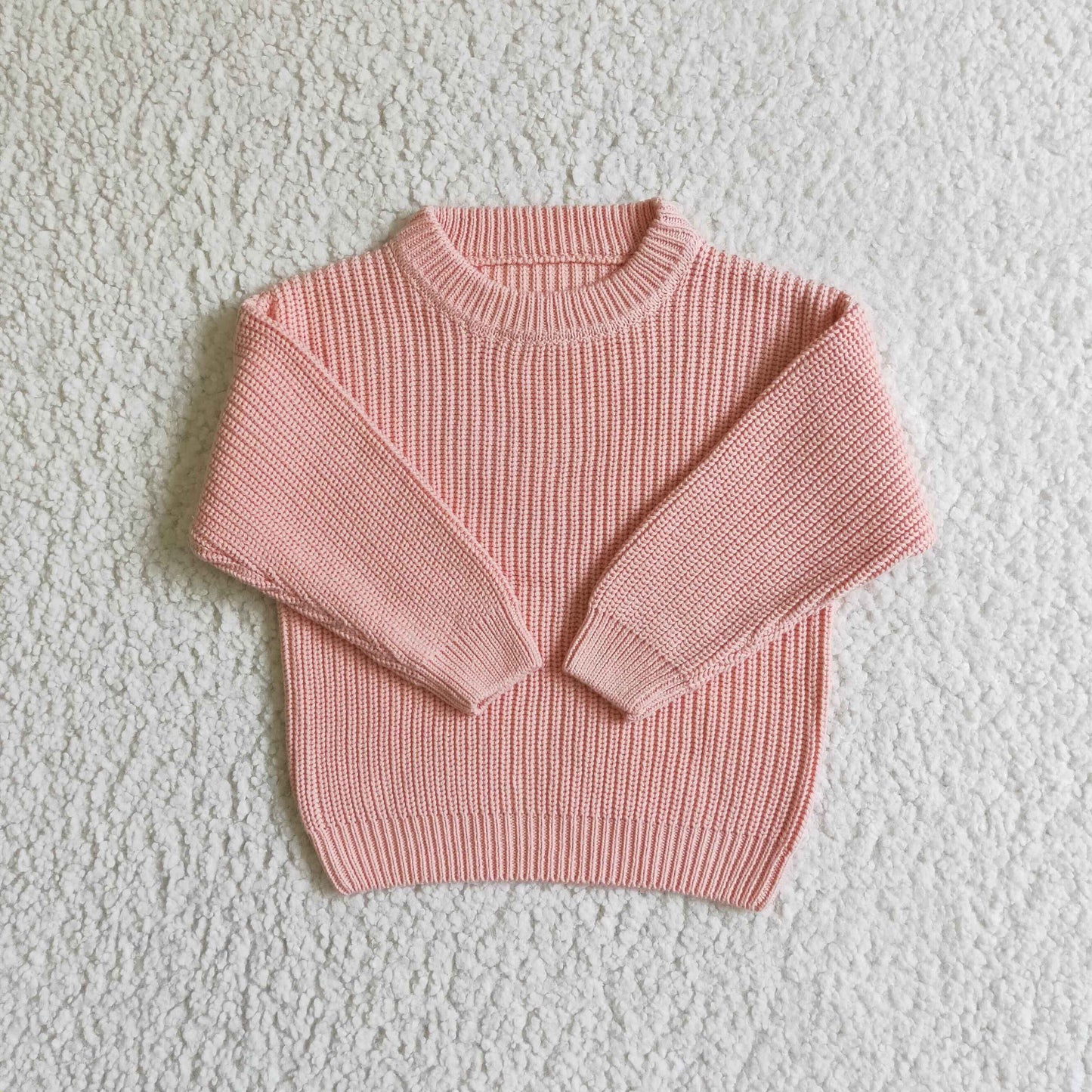 Girls Boys Pink Sweater