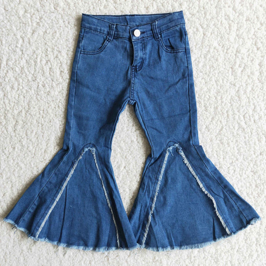 Jeans Bell Bottom Pants Blue