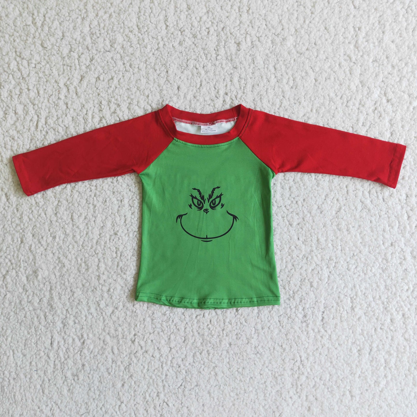 Boys Christmas Shirt Top Long Sleeves