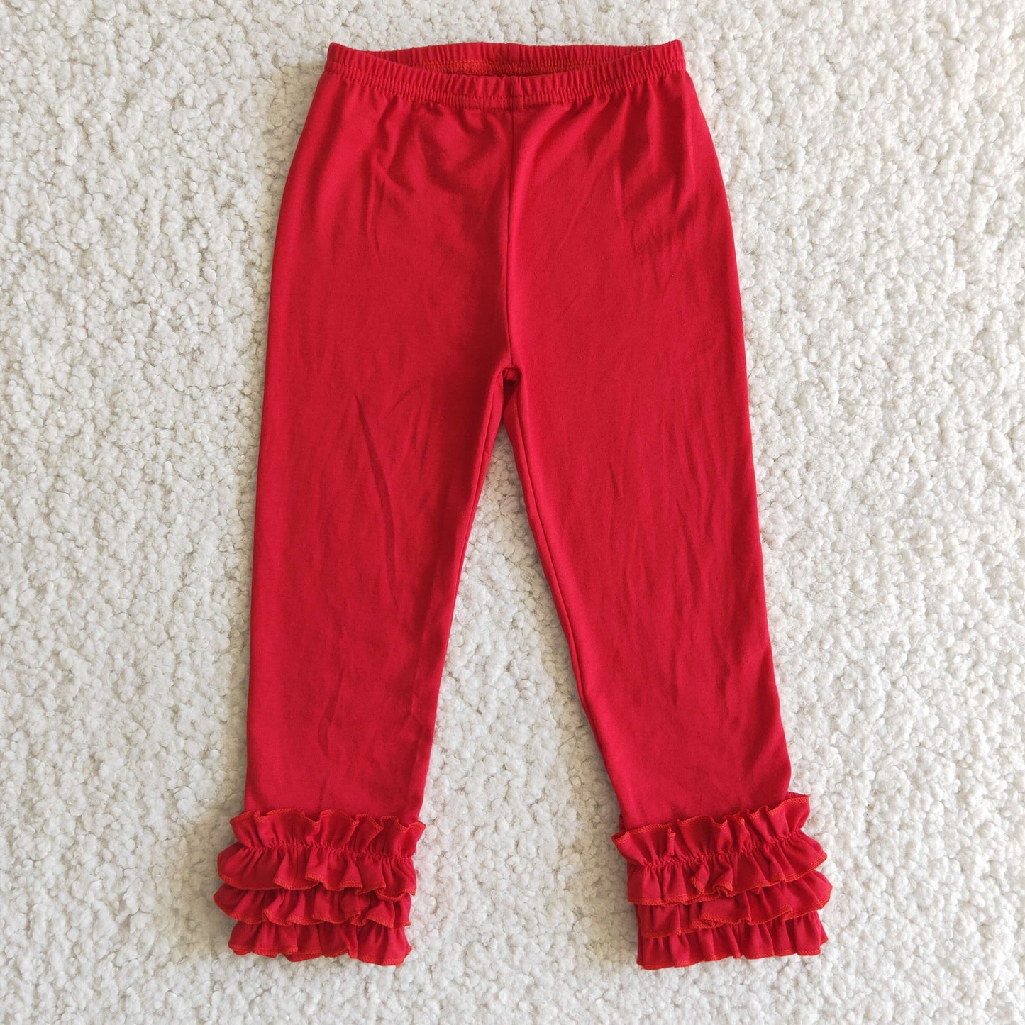 Girls Leggings Red