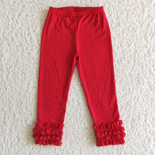 Girls Leggings Red