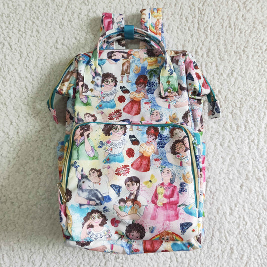 Mama Diaper Bag Cartoon Print