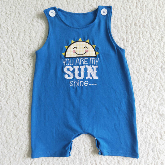 Boys Embroidery Sunshine Rompers