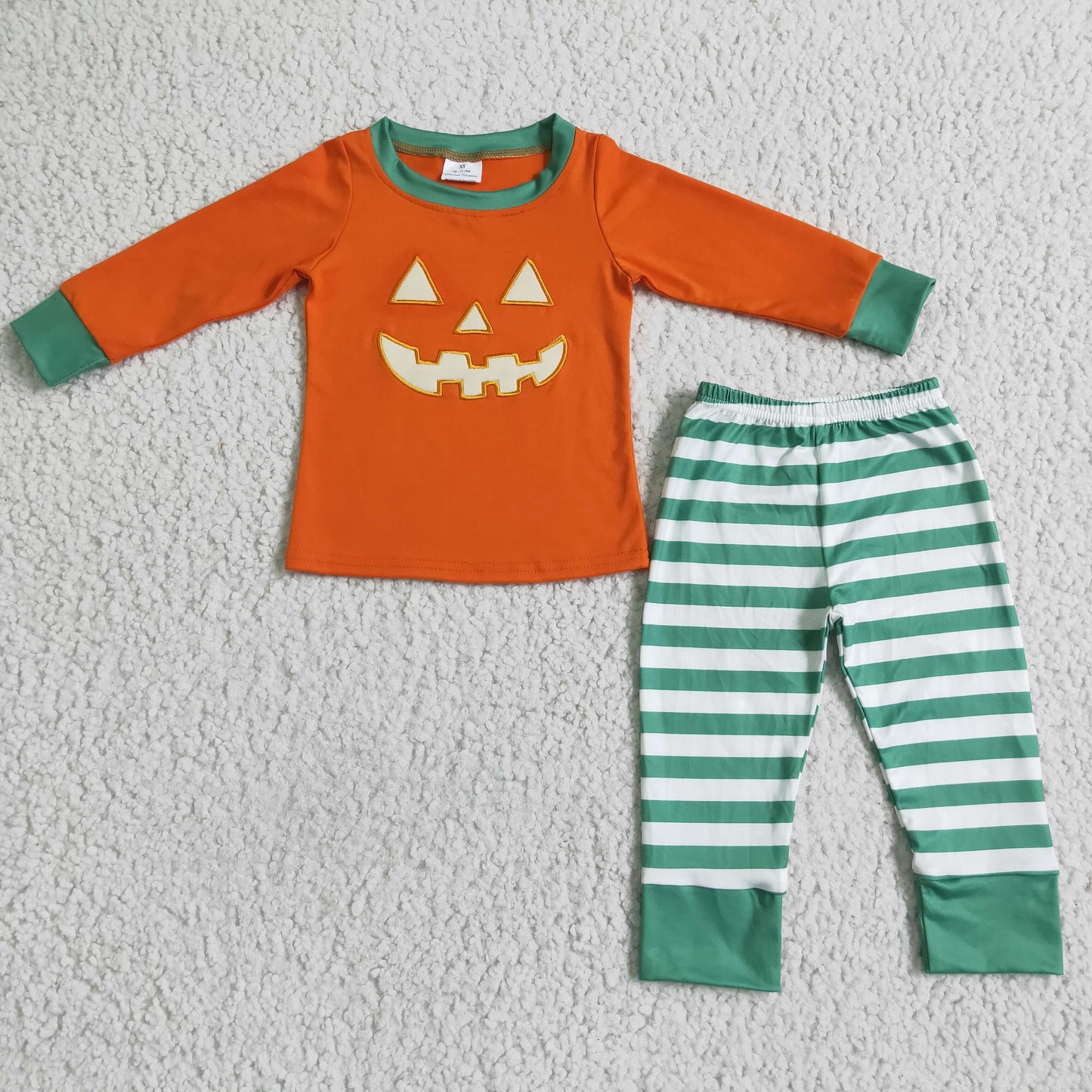 Boys Embroidery Halloween Pajamas