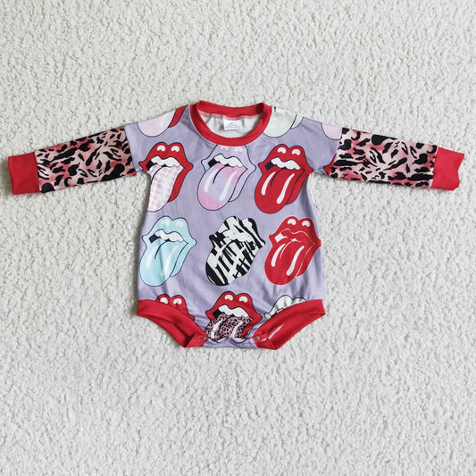 Baby Tongue Rompers Long Sleeves