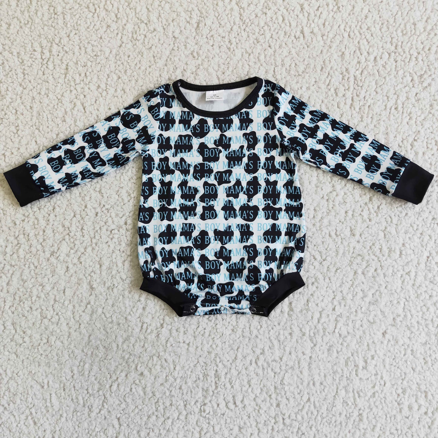 Baby Mama's Boy Rompers Long Sleeves