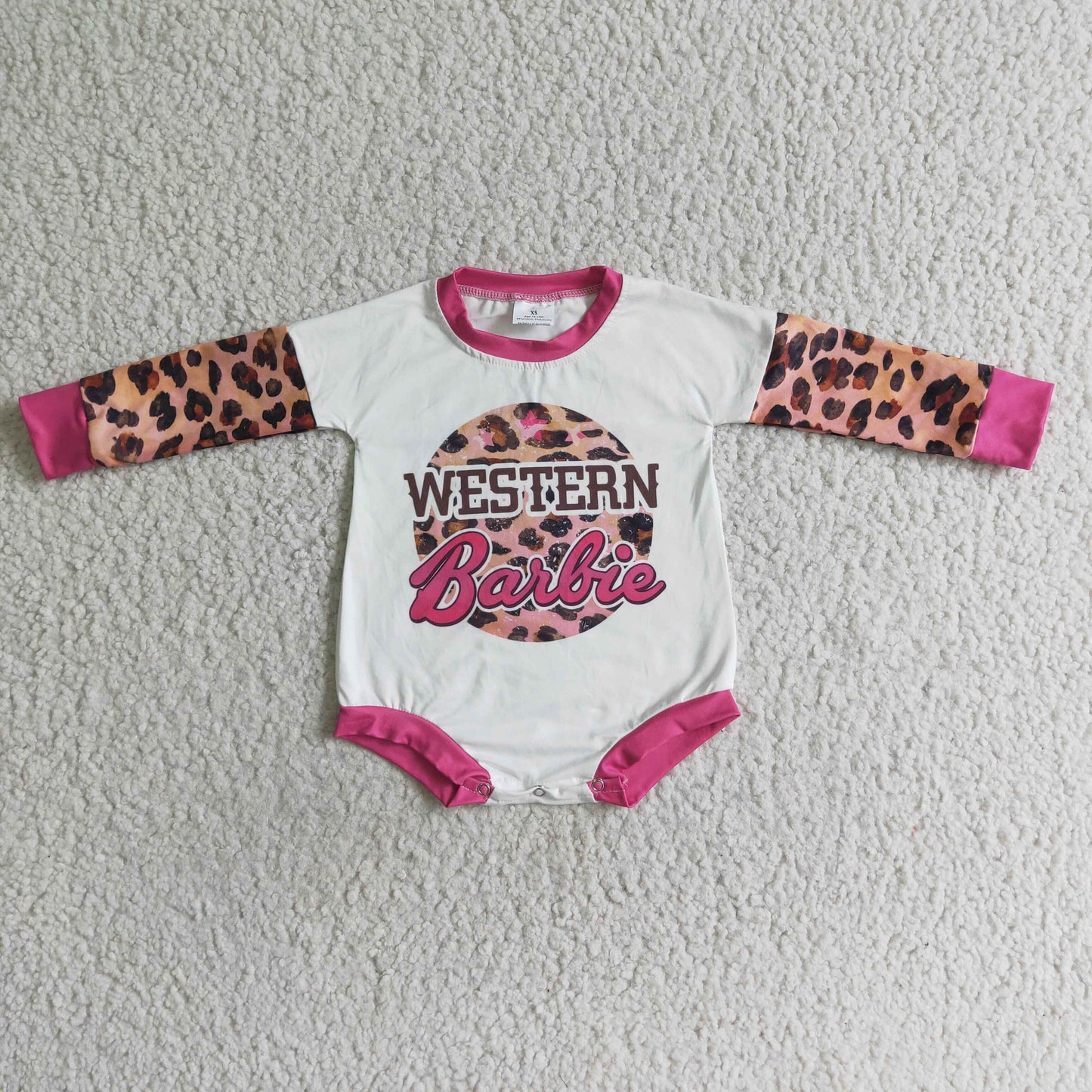 Baby Western Rompers Long Sleeves