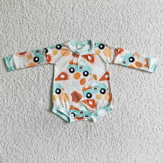 Baby Pumpkin Rompers Long Sleeves