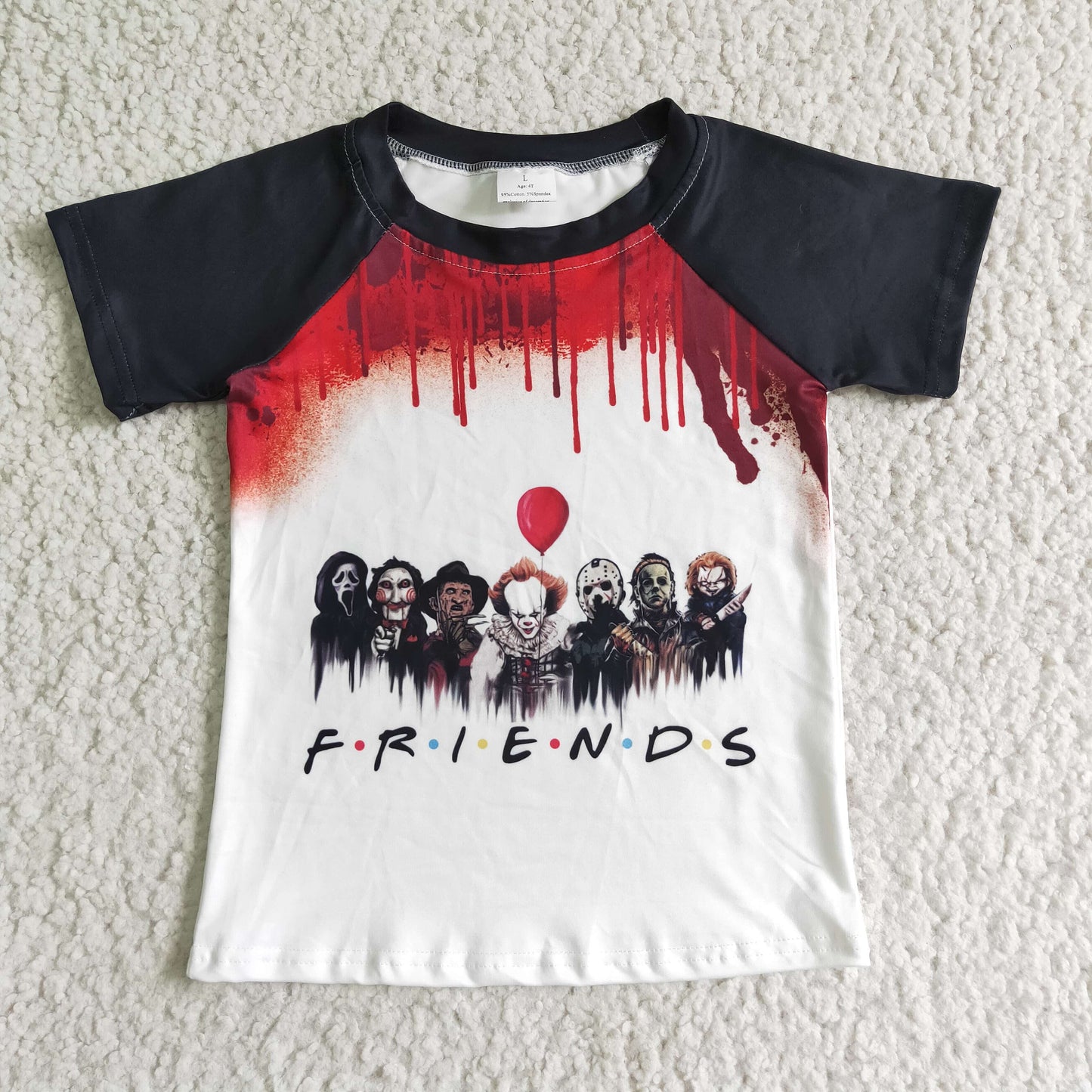 Boys Halloween Friends Top Shirt