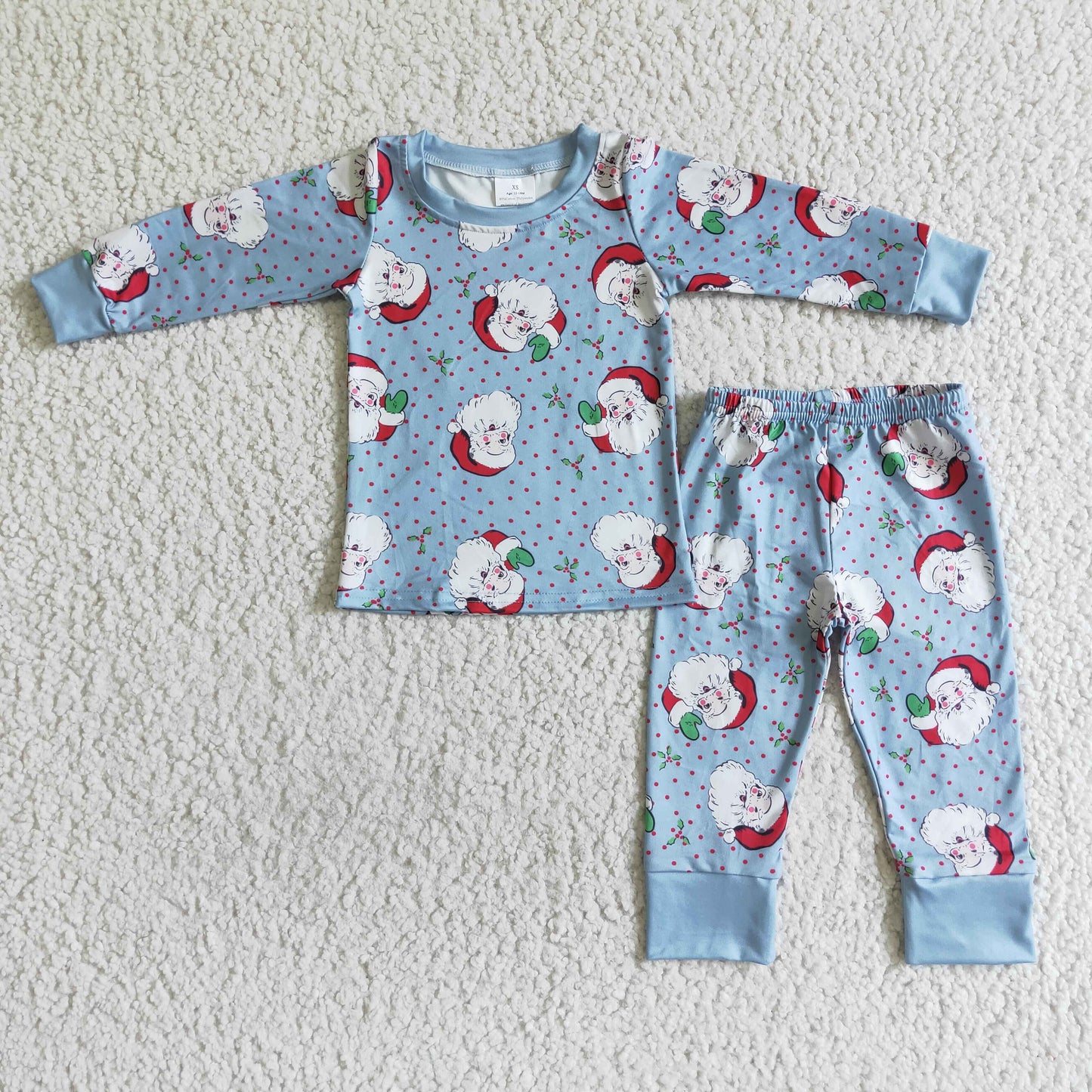 Boys Christmas Santa Pajamas