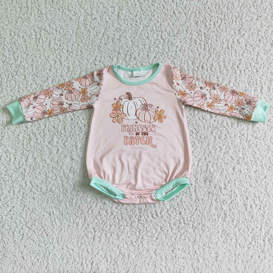 Baby Pumpkin Rompers Long Sleeves