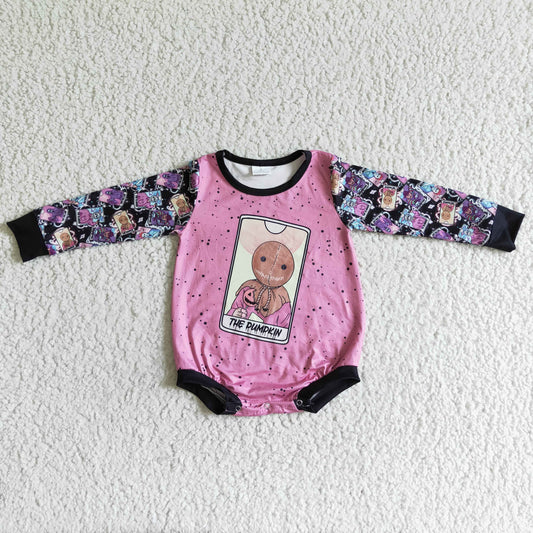 Baby Halloween Skull Rompers Long Sleeves