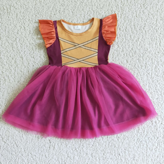 GSD0127 Girls Pink Tulle Dress