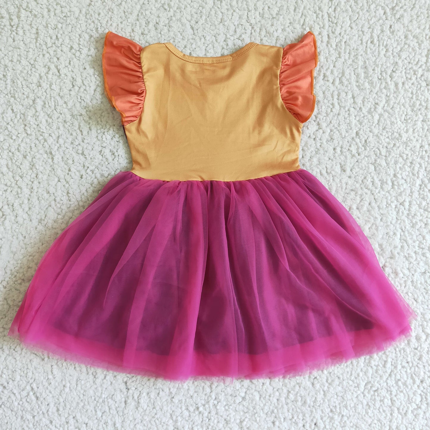 GSD0127 Girls Pink Tulle Dress