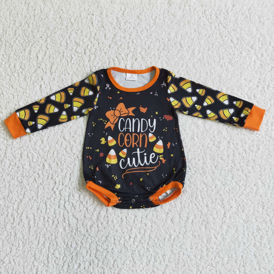 Baby Halloween Candy Rompers Long Sleeves