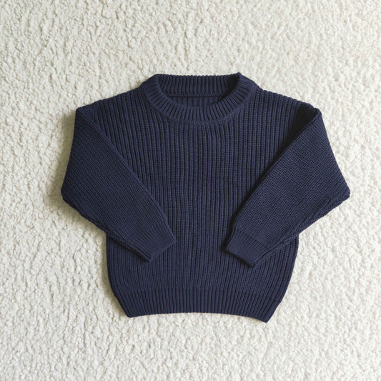 Girls Boys Navy Sweater