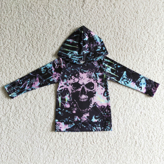 Boys Halloweeen Skull Hoodies