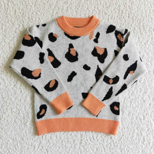 Girls Sweater Leopard