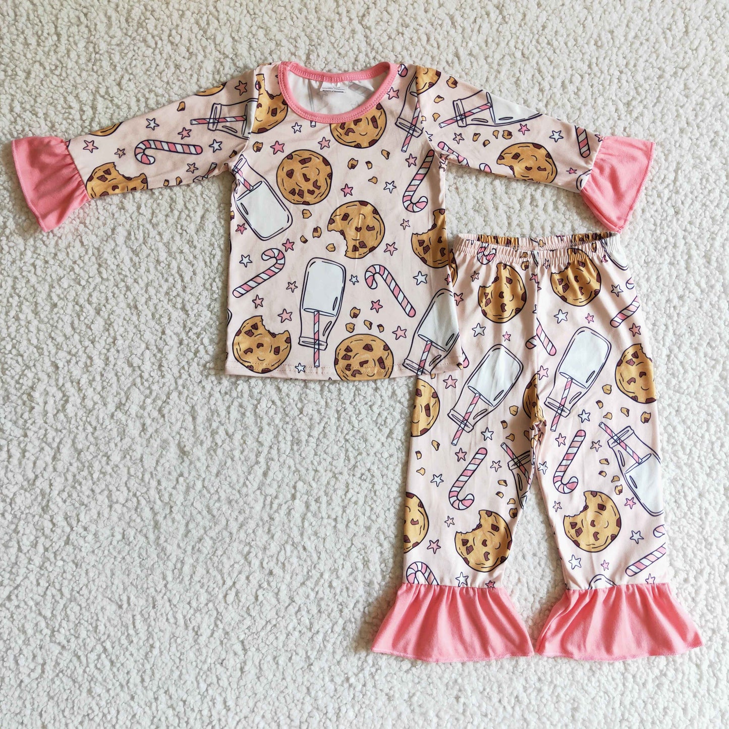 Girls Christmas Cookies Pajamas