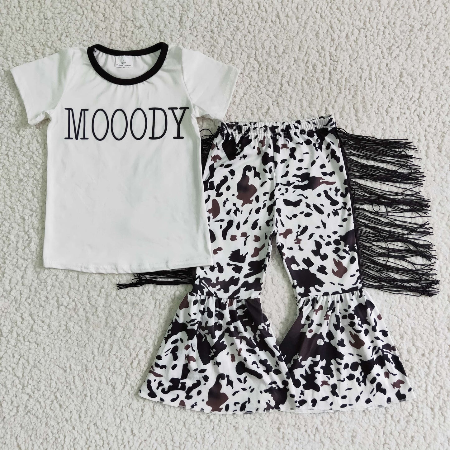 Girls Moody Outfits Tassels Pants