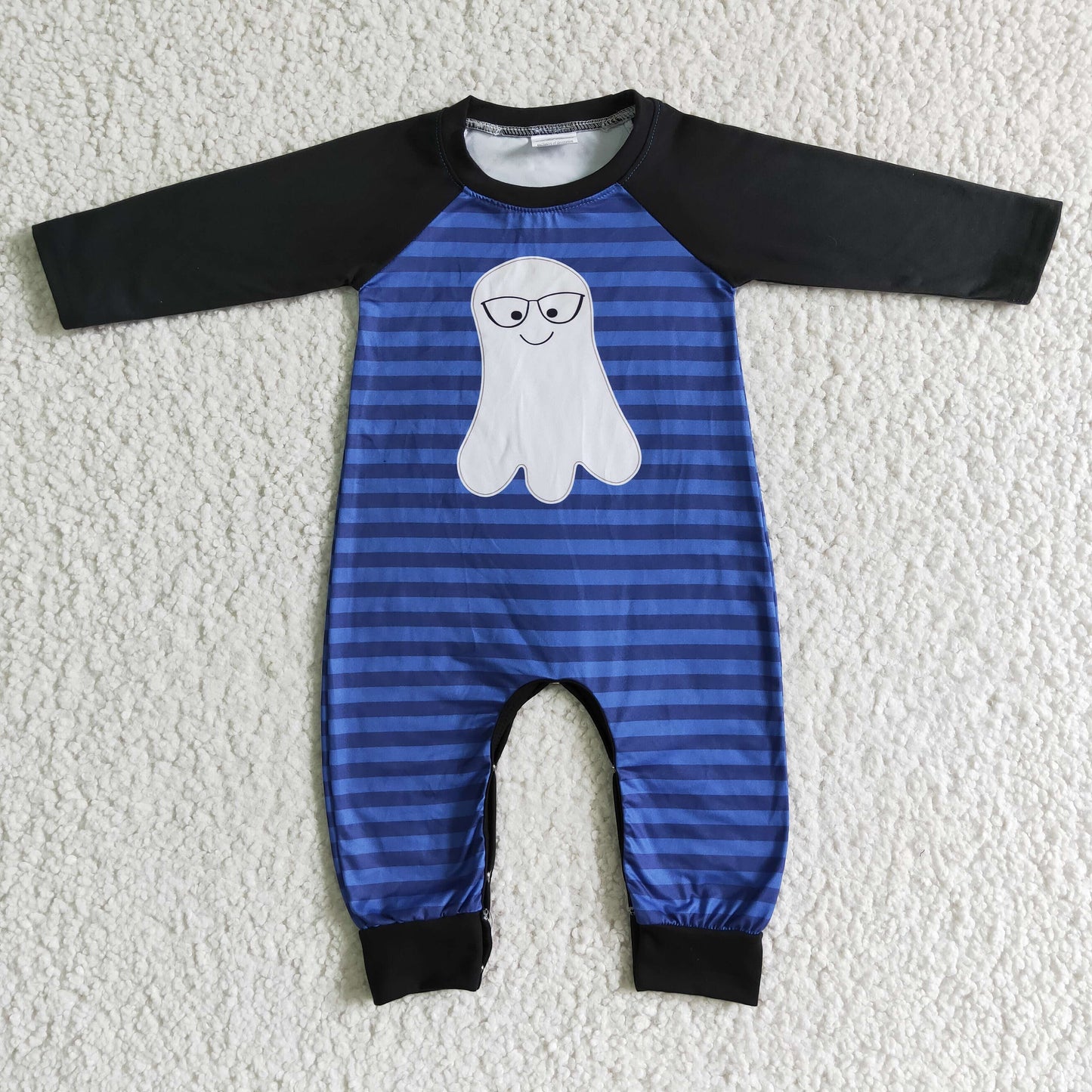 Boys Halloween Ghost Rompers