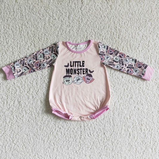 Baby Little Monster Rompers Long Sleeves