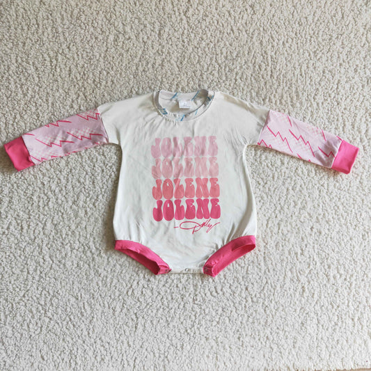 Baby Pink Rompers Long Sleeves