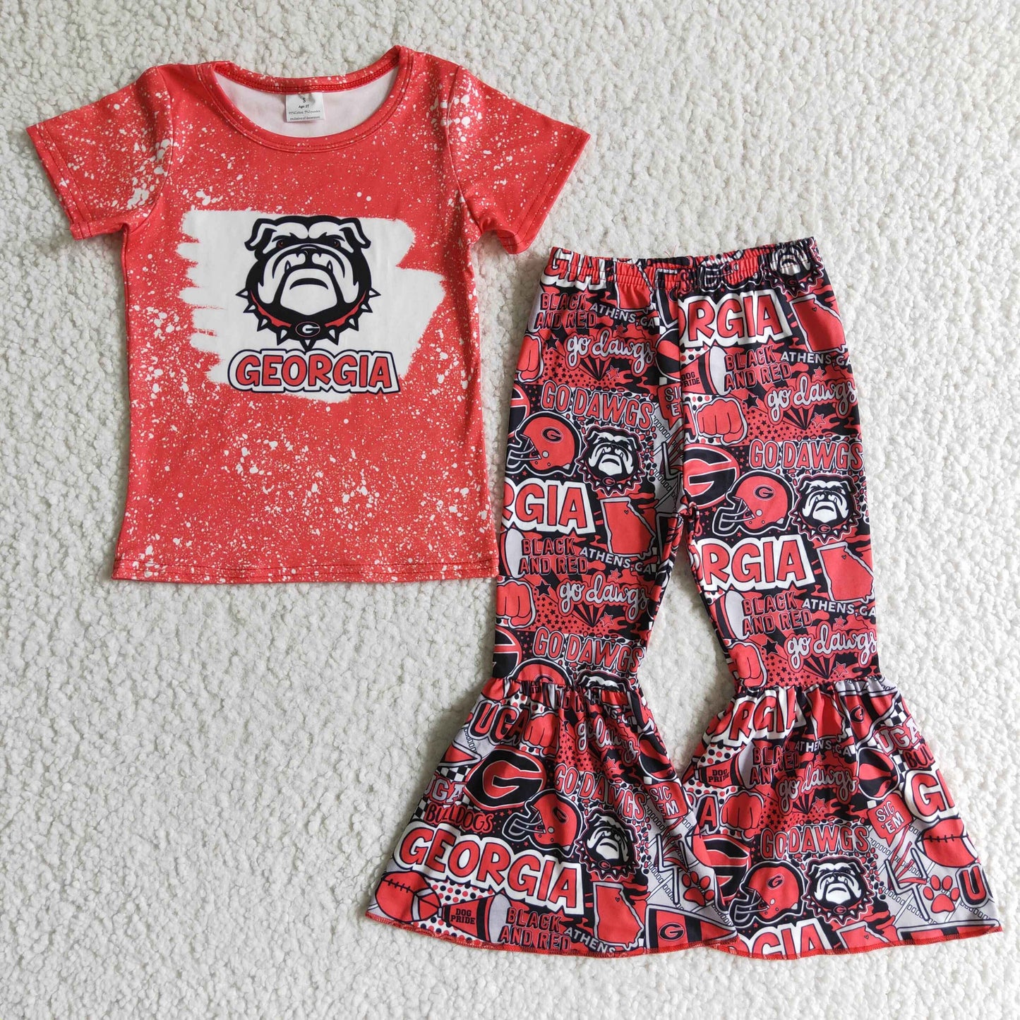 Girls Georgia Outfits Short Sleeves