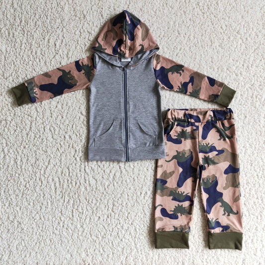 Boys Camo Hoodies Outfits