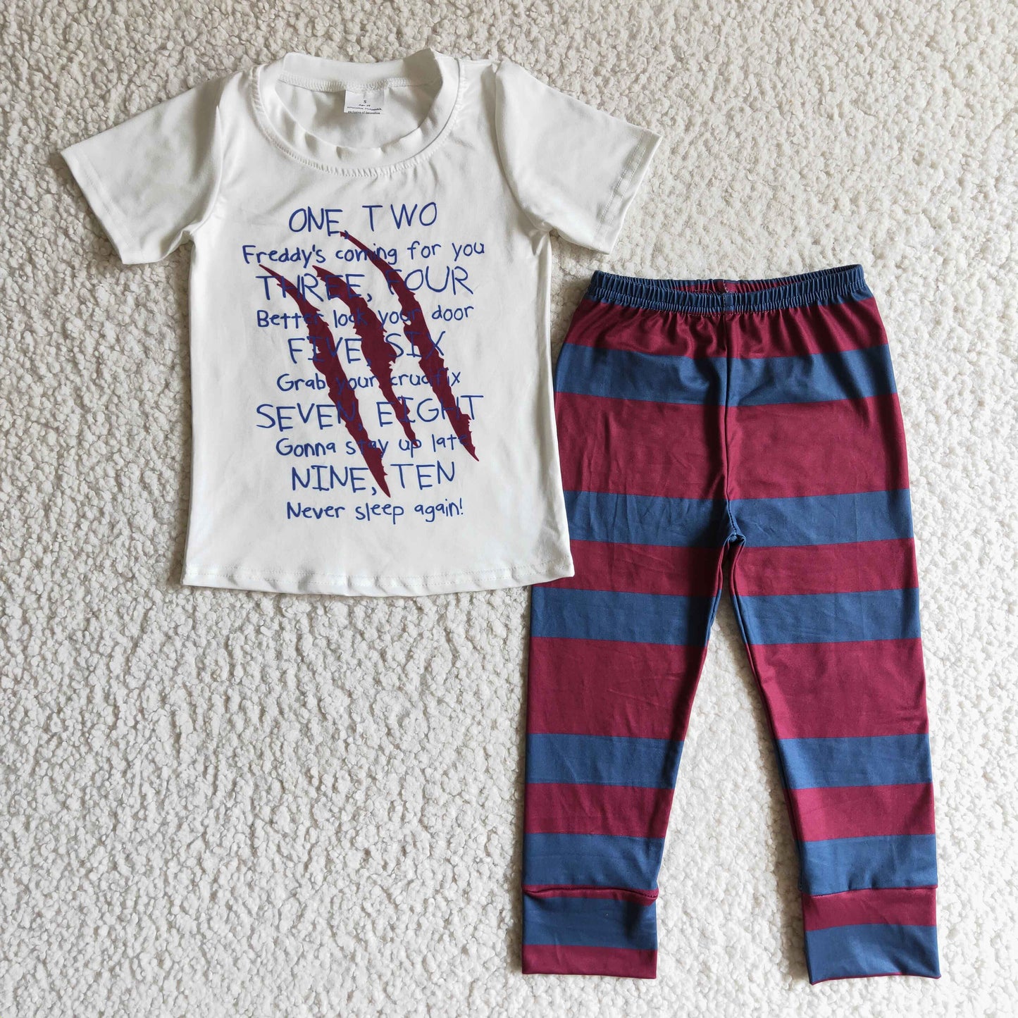 Boys Halloween Stripe Outfits