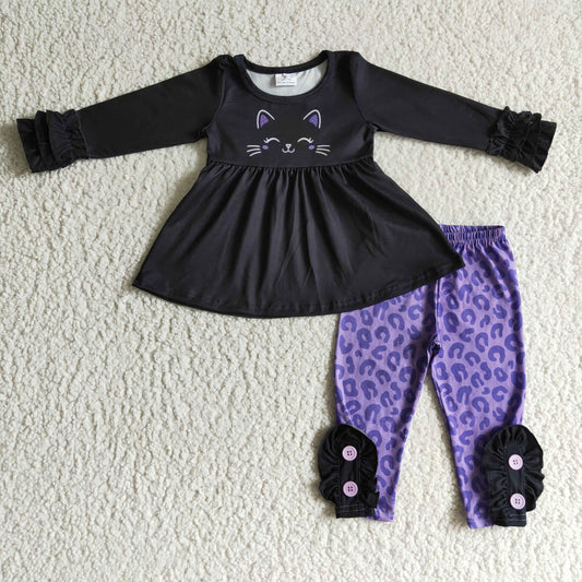 Girls Cat Leopard Outfits