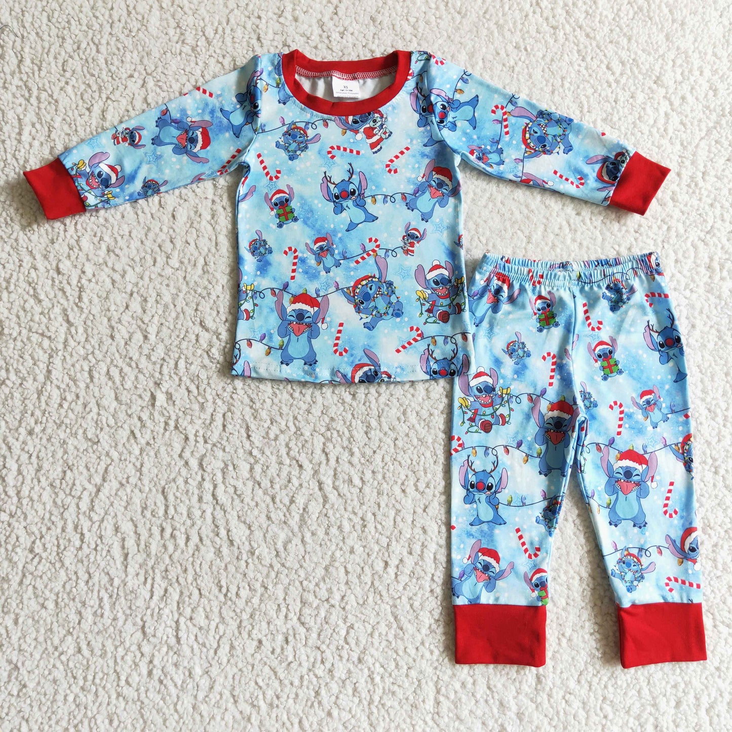 BLP0096 Boys Christmas Cartoon Pajamas