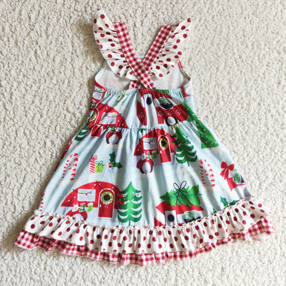 GSD0145 Girls Christmas Dress Sleeveless