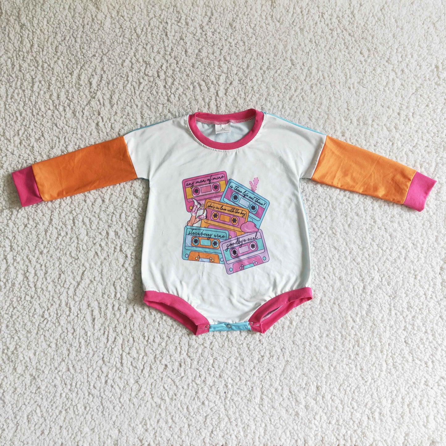 Baby Camera Rompers Long Sleeves