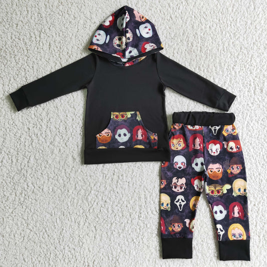 BLP0023 Boys Halloween Cartoon Hoodies