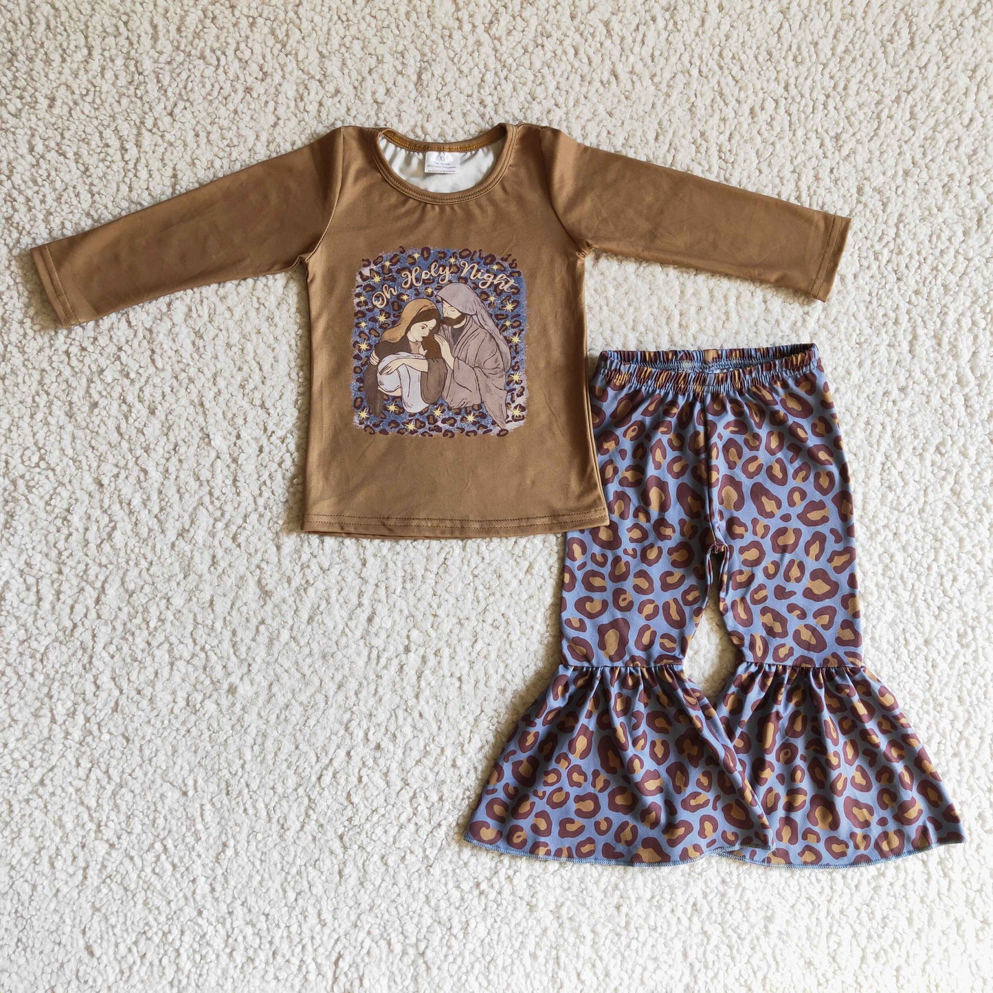 GLP0286 Girls Jesus Leopard Outfits