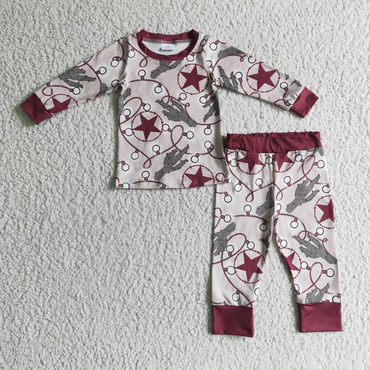 Boys Cactus Cowboys Pajamas