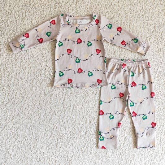 Boys Christmas Lights Pajamas