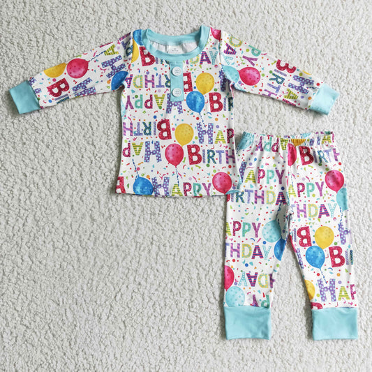 Boys Happy Birthday Pajamas